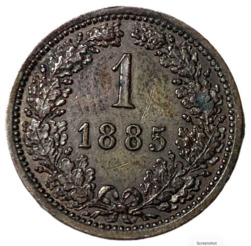 österreich 1885 kreuzer - 1,