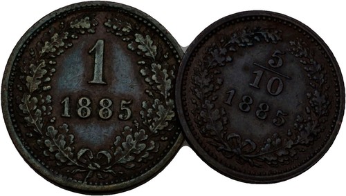 Kreuzer 1885 franz joseph i - 1,