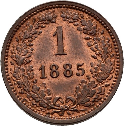 österreich kreuzer 1885 - 1,